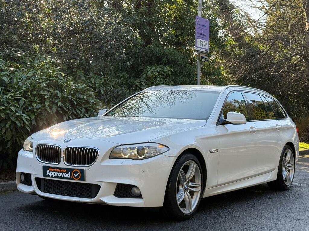 BMW 5 Series 2.0 520D M Sport Touring 2012 BD12PFG White #3