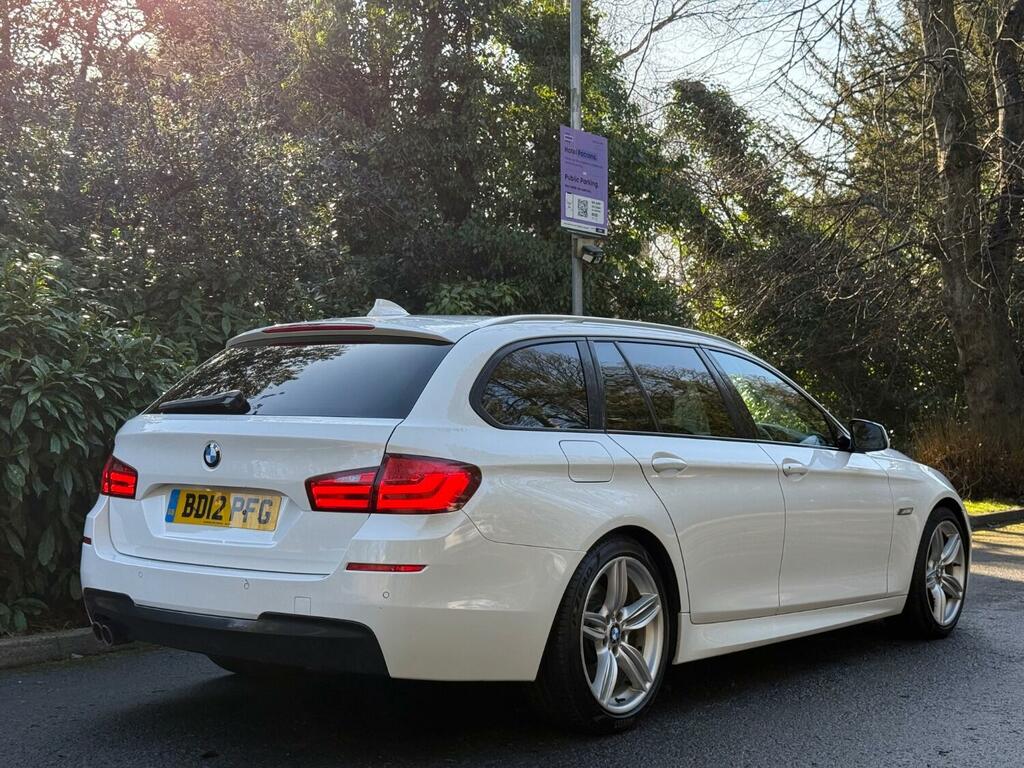 BMW 5 Series 2.0 520D M Sport Touring 2012 BD12PFG White #4