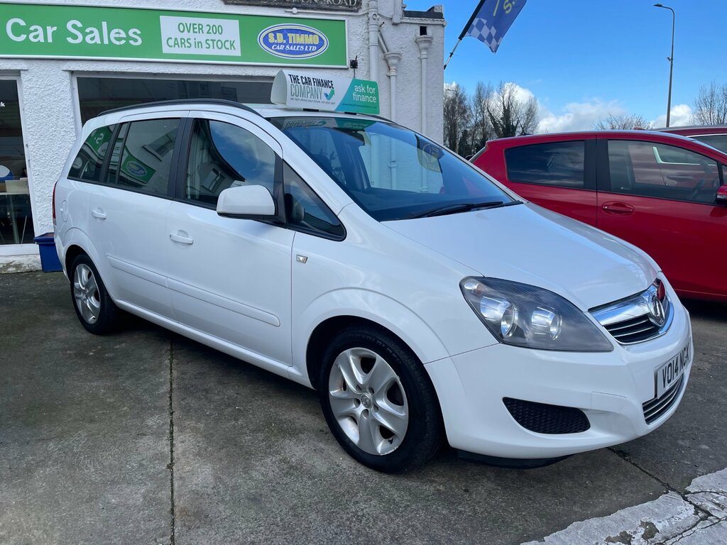 Vauxhall Zafira 1.8I 120 Exclusiv White