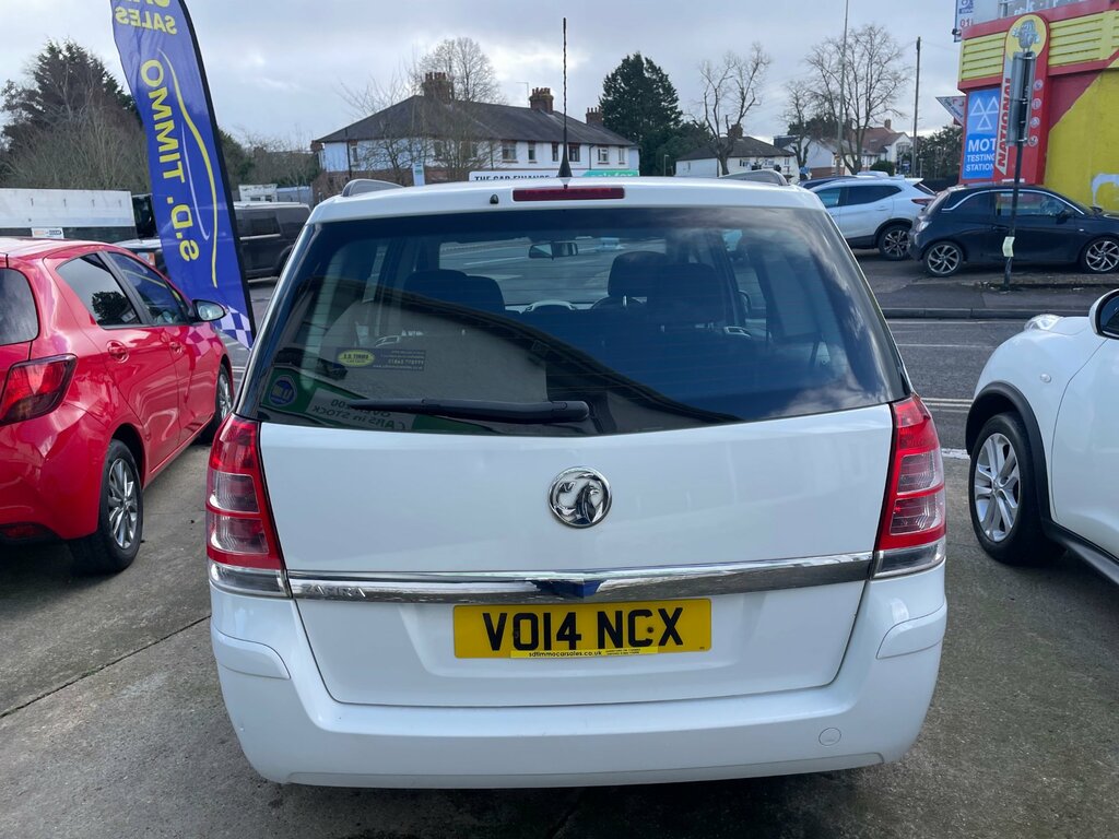 Vauxhall Zafira 1.8I 120 Exclusiv VO14NCX White #3
