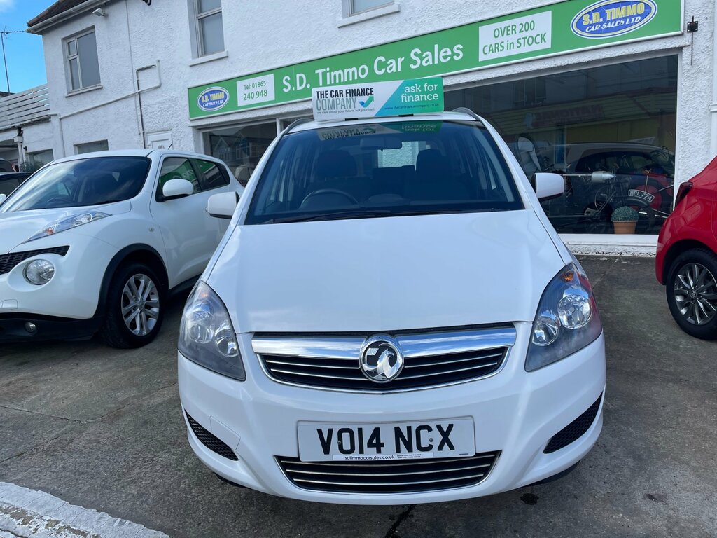 Vauxhall Zafira 1.8I 120 Exclusiv VO14NCX White #5