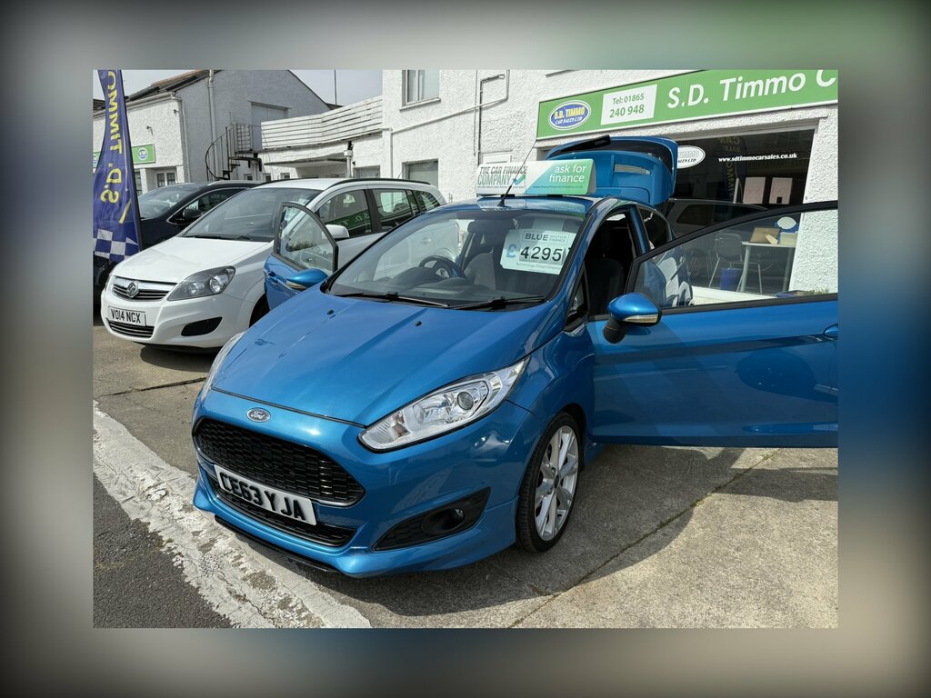 Ford Fiesta 1.6 Tdci Zetec S CE63YJA Blue #5