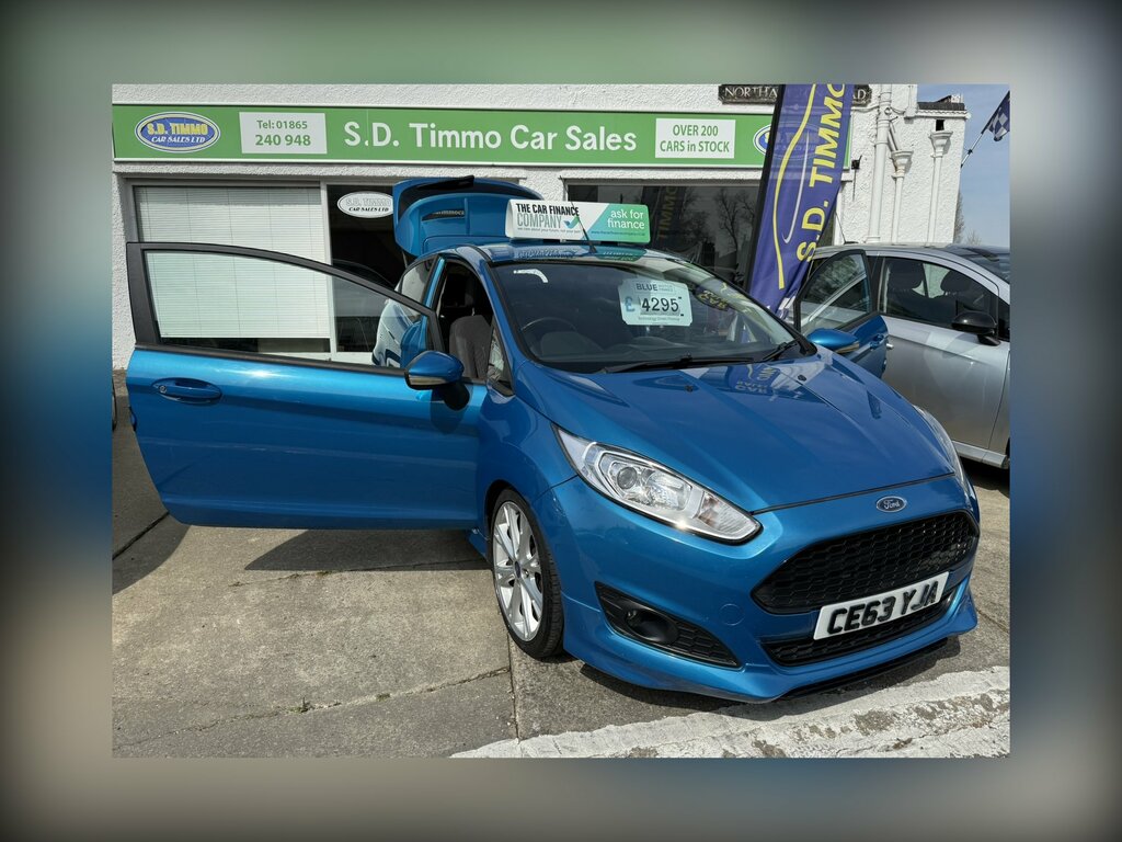 Ford Fiesta 1.6 Tdci Zetec S CE63YJA Blue #3