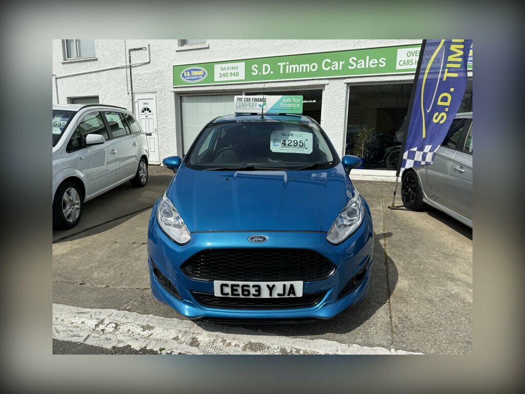Ford Fiesta 1.6 Tdci Zetec S CE63YJA Blue #2