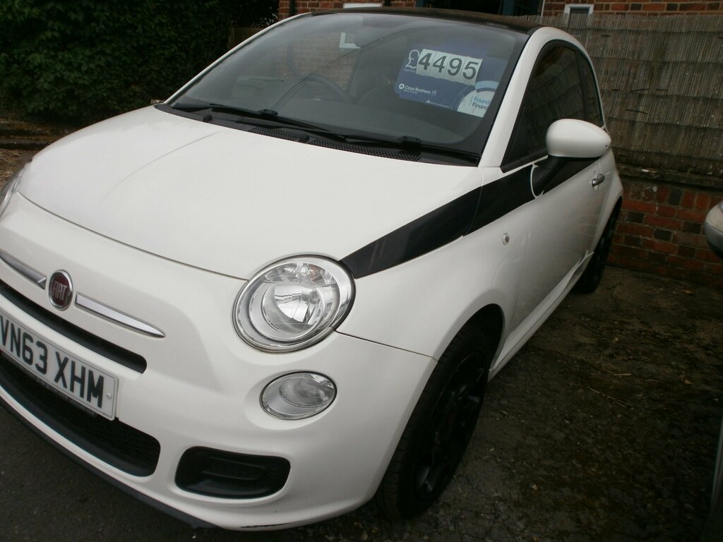 Fiat 500 1.2 S VN63XHM White #2