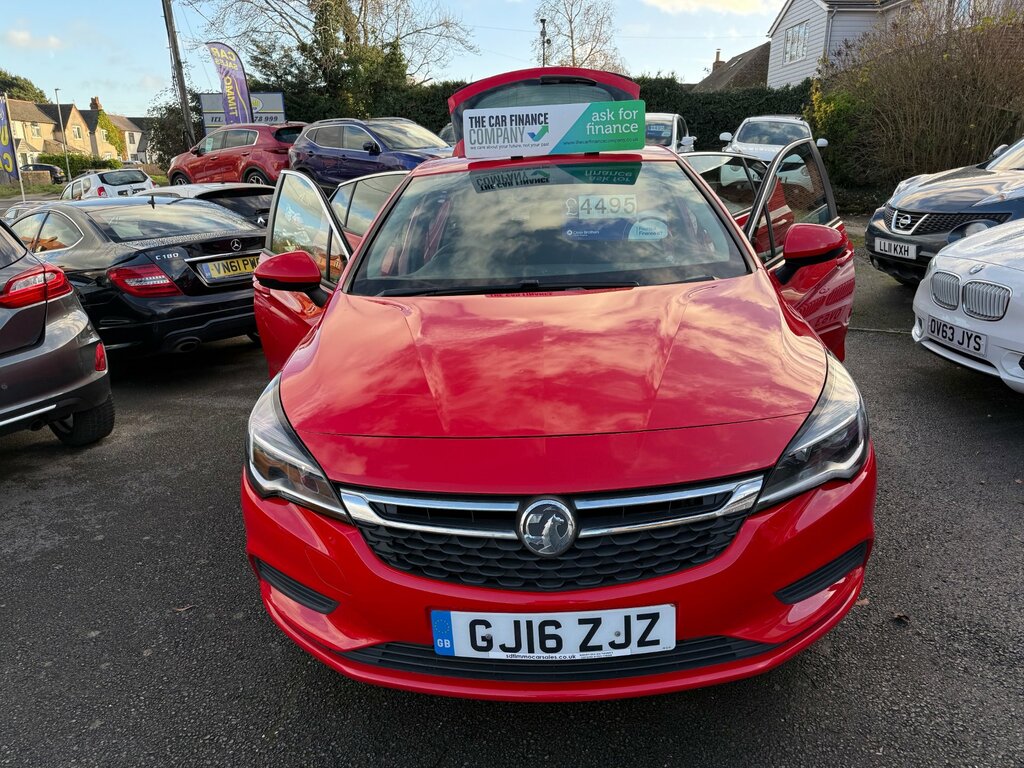 Vauxhall Astra 1.4I Design Hatchback Euro 6 10 GJ16ZJZ Red #6