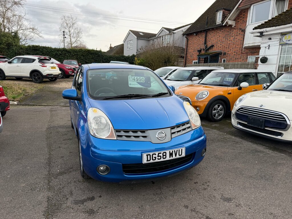 Nissan Note 1.6 16V Acenta Hatchback Euro 4 1 Blue