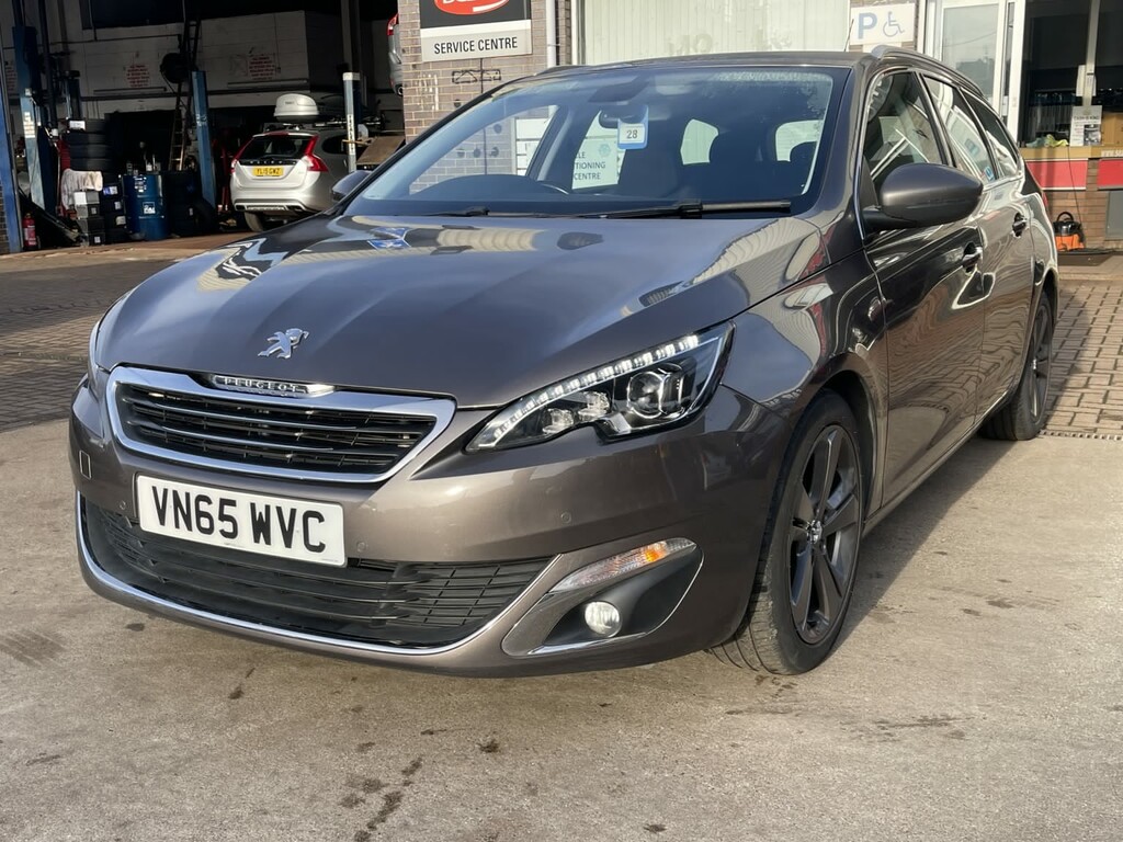 Peugeot 308 SW Estate 2.0 Bluehdi Allure 201565 Grey #3