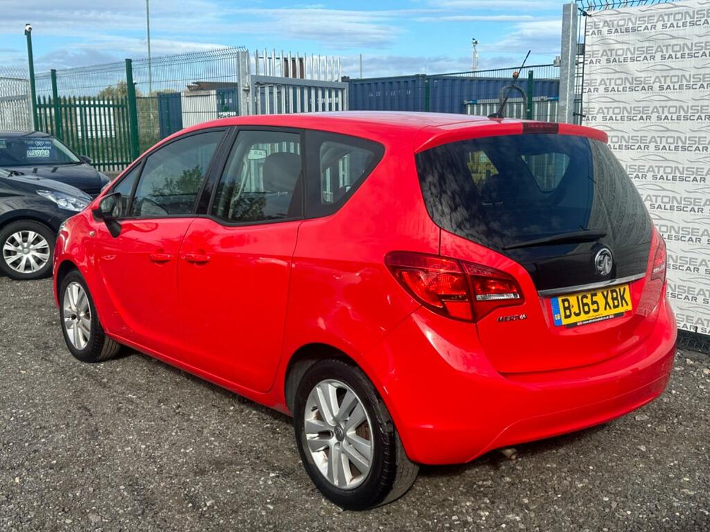 Vauxhall Meriva 1.4 I Life 201565 BJ65XBK Red #4