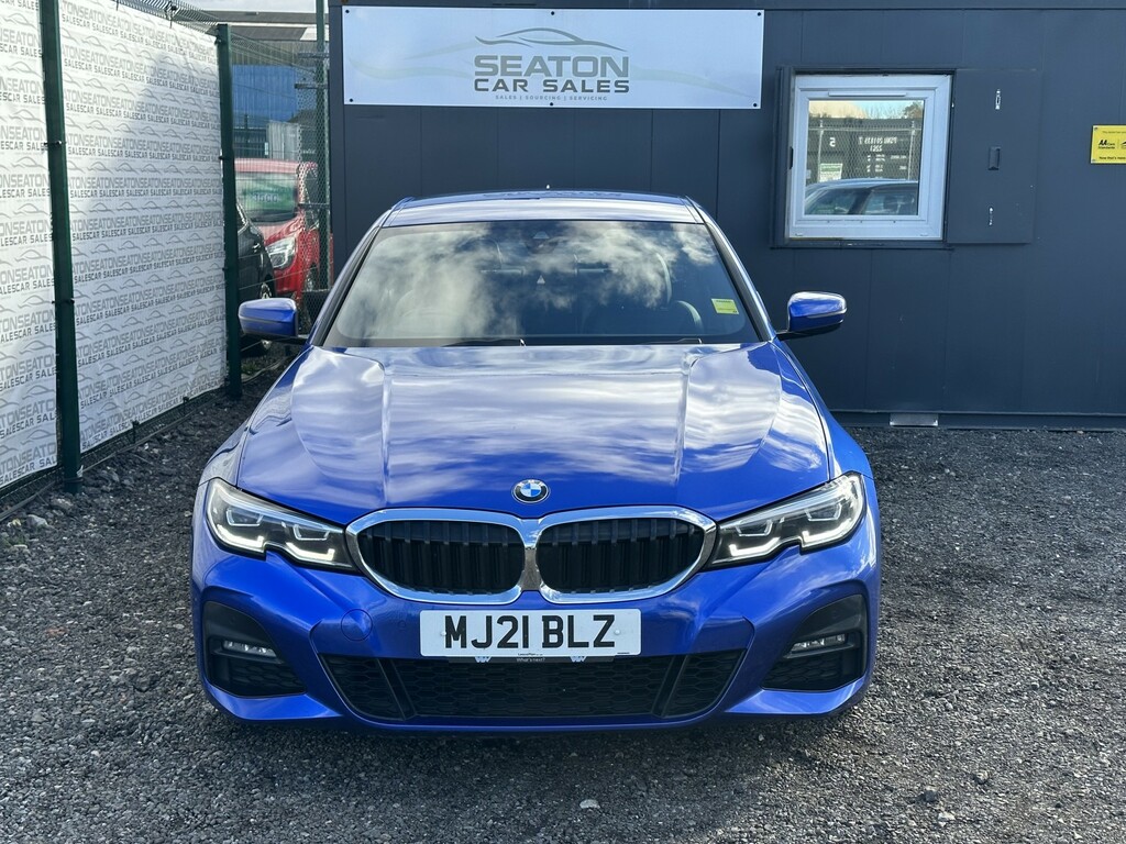 BMW 3 Series 2.0 318I M Sport Saloon 202121 MJ21BLZ Blue #2