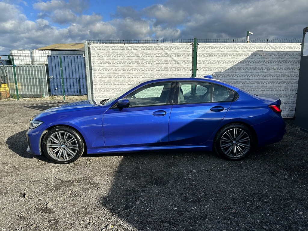 BMW 3 Series 2.0 318I M Sport Saloon 202121 MJ21BLZ Blue #3