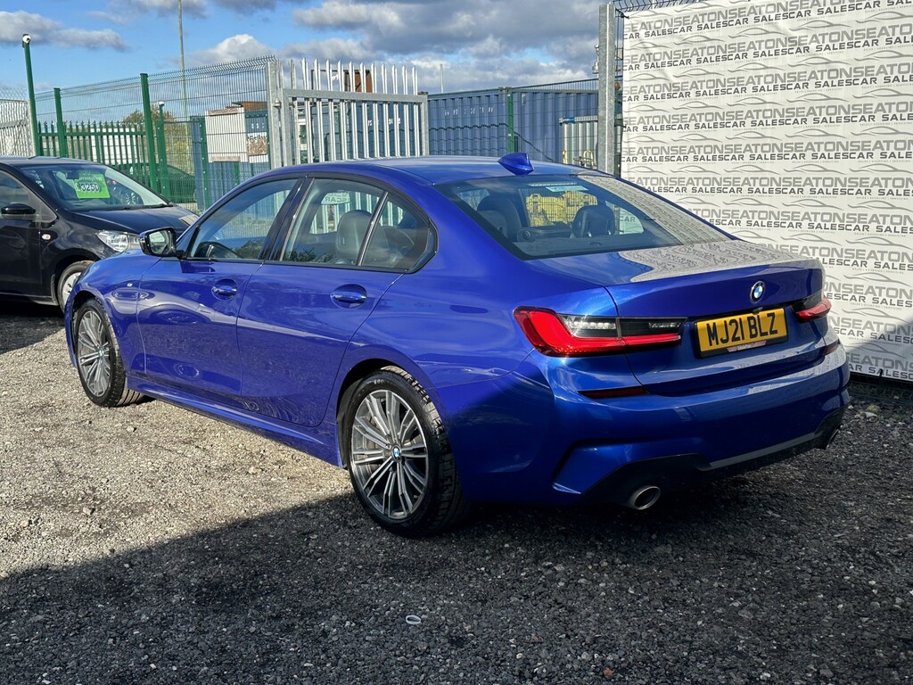 BMW 3 Series 2.0 318I M Sport Saloon 202121 MJ21BLZ Blue #4