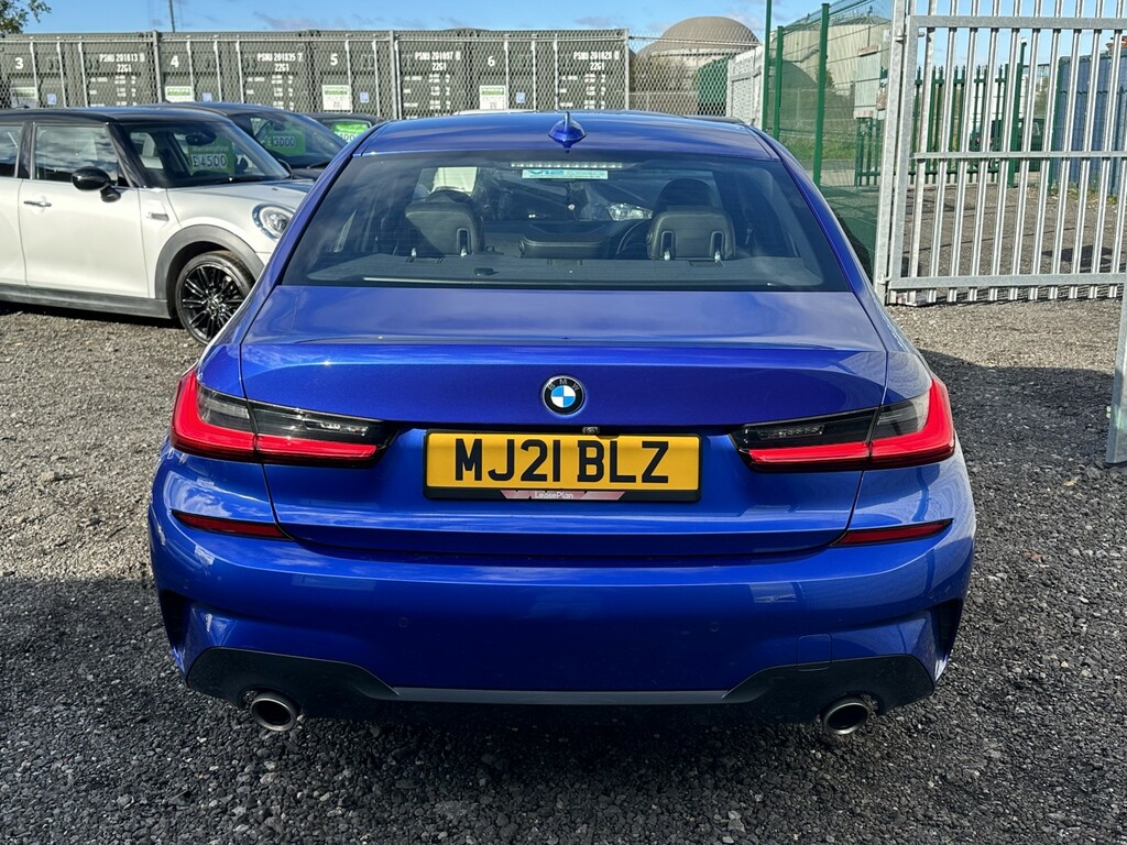 BMW 3 Series 2.0 318I M Sport Saloon 202121 MJ21BLZ Blue #5
