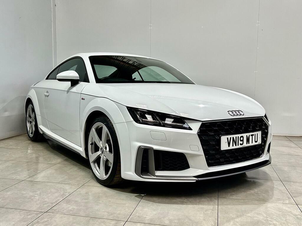 Audi TT 2.0 Tfsi 40 S Line S Tronic Euro 6 S S VN19WTU White #3