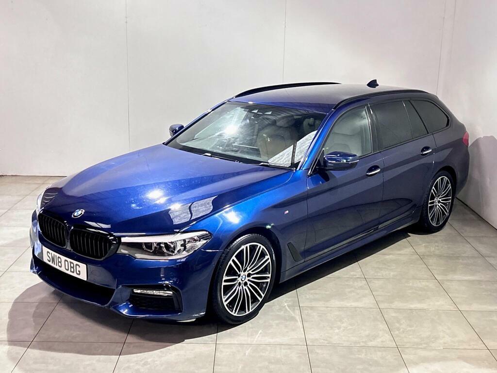 BMW 5 Series 2.0 520D M Sport Touring Euro 6 S S SW18OBG Blue #6