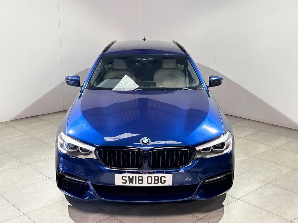 BMW 5 Series 2.0 520D M Sport Touring Euro 6 S S SW18OBG Blue #4