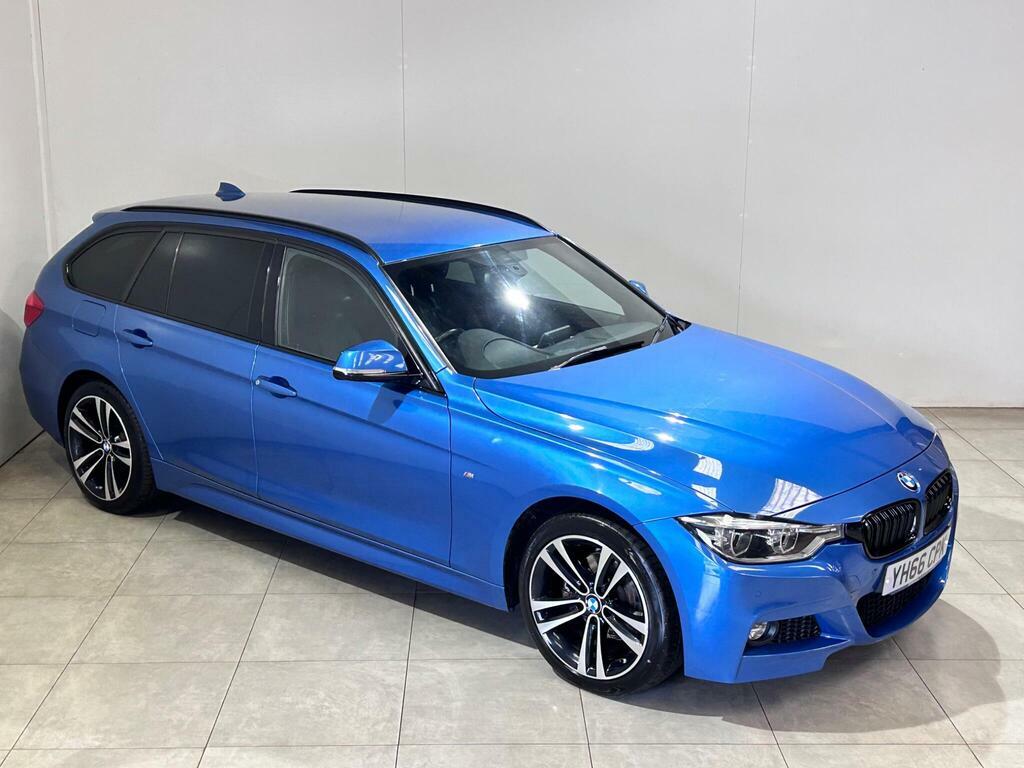 BMW 3 Series 2.0 320D M Sport Touring Xdrive Euro 6 S S YH66CPK Blue #3