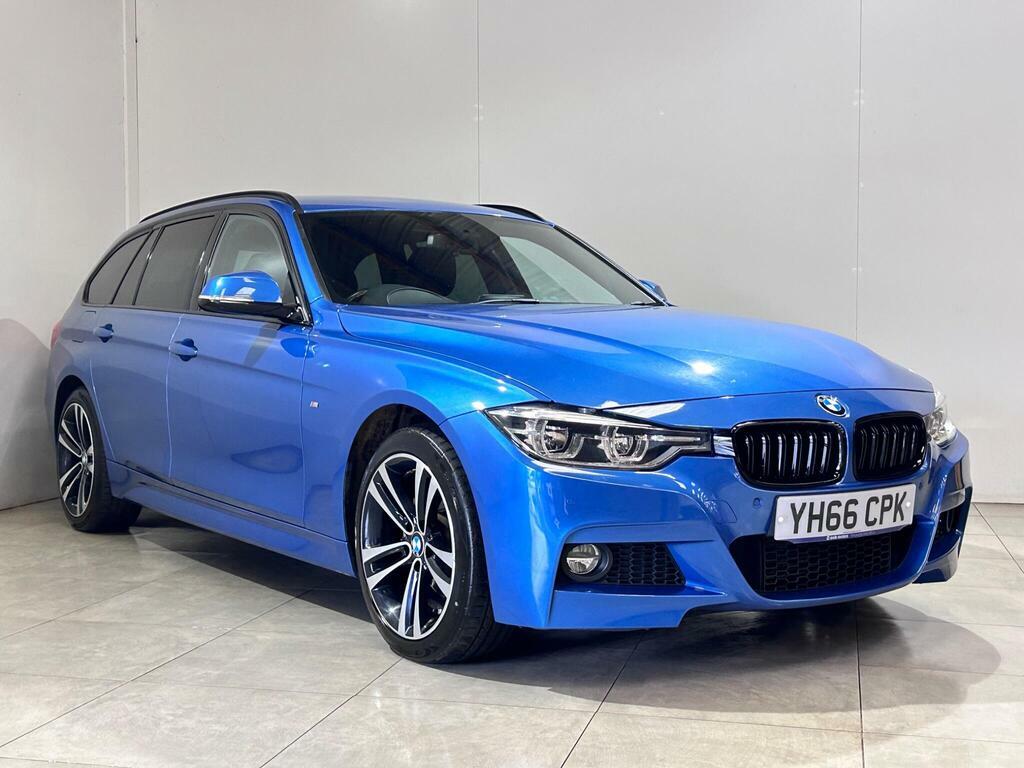 BMW 3 Series 2.0 320D M Sport Touring Xdrive Euro 6 S S YH66CPK Blue #4