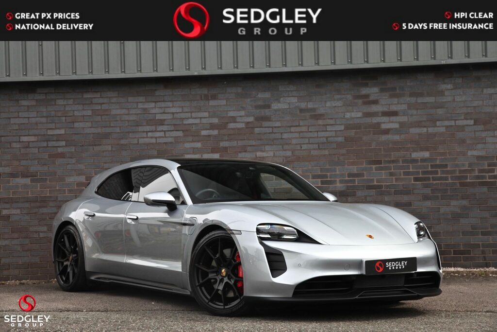 Porsche Taycan Performance Plus 93.4Kwh Gts Sport Turismo 4W Silver