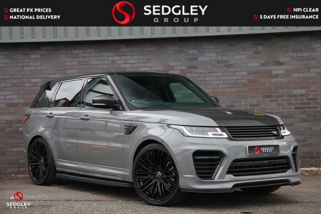Land Rover Range Rover Sport 5.0 P575 V8 Svr 4Wd Euro 6 S S Grey