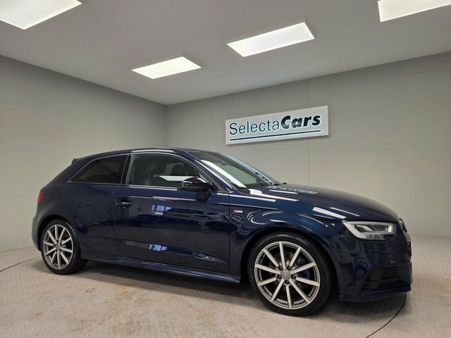 Audi A3 2.0 Tdi Black Edition Hatchback S Troni Blue #4