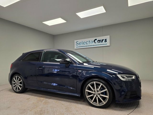 Audi A3 2.0 Tdi Black Edition Hatchback S Troni Blue