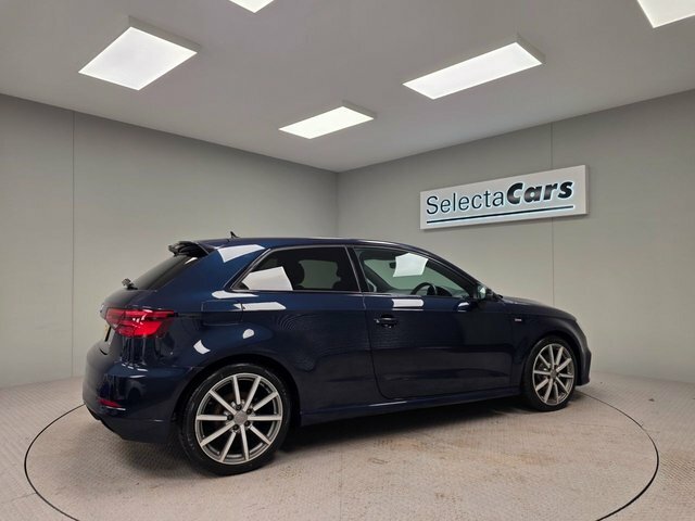 Audi A3 2.0 Tdi Black Edition Hatchback S Troni Blue #6