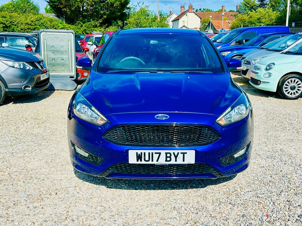 Ford Focus 1.0T Ecoboost St-line Hatchback WU17BYT Blue #4