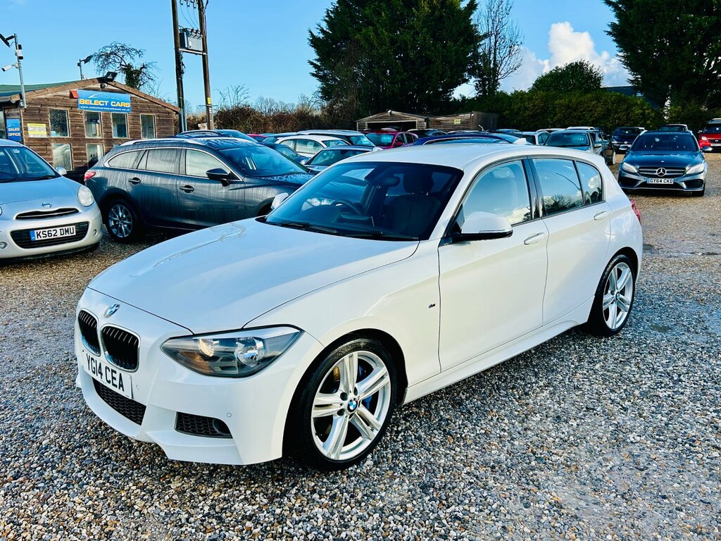 BMW 1 Series 2.0 125D M Sport Hatchback Euro YG14CEA White #5