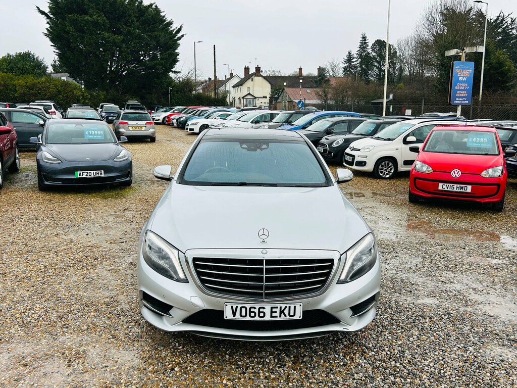 Mercedes-Benz S Class 4.7 S500l V8 Amg Line Executive Saloon Petro VO66EKU Silver #3