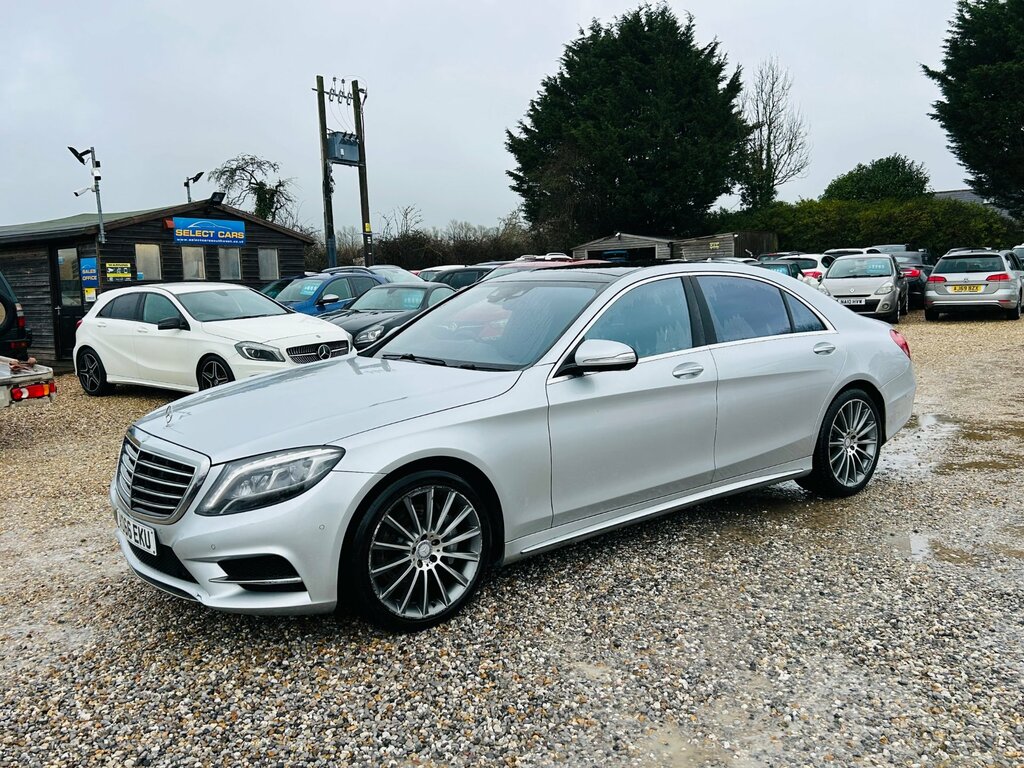 Mercedes-Benz S Class 4.7 S500l V8 Amg Line Executive Saloon Petro VO66EKU Silver #4