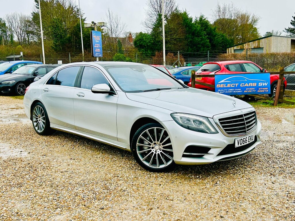 Mercedes-Benz S Class 4.7 S500l V8 Amg Line Executive Saloon Petro Silver