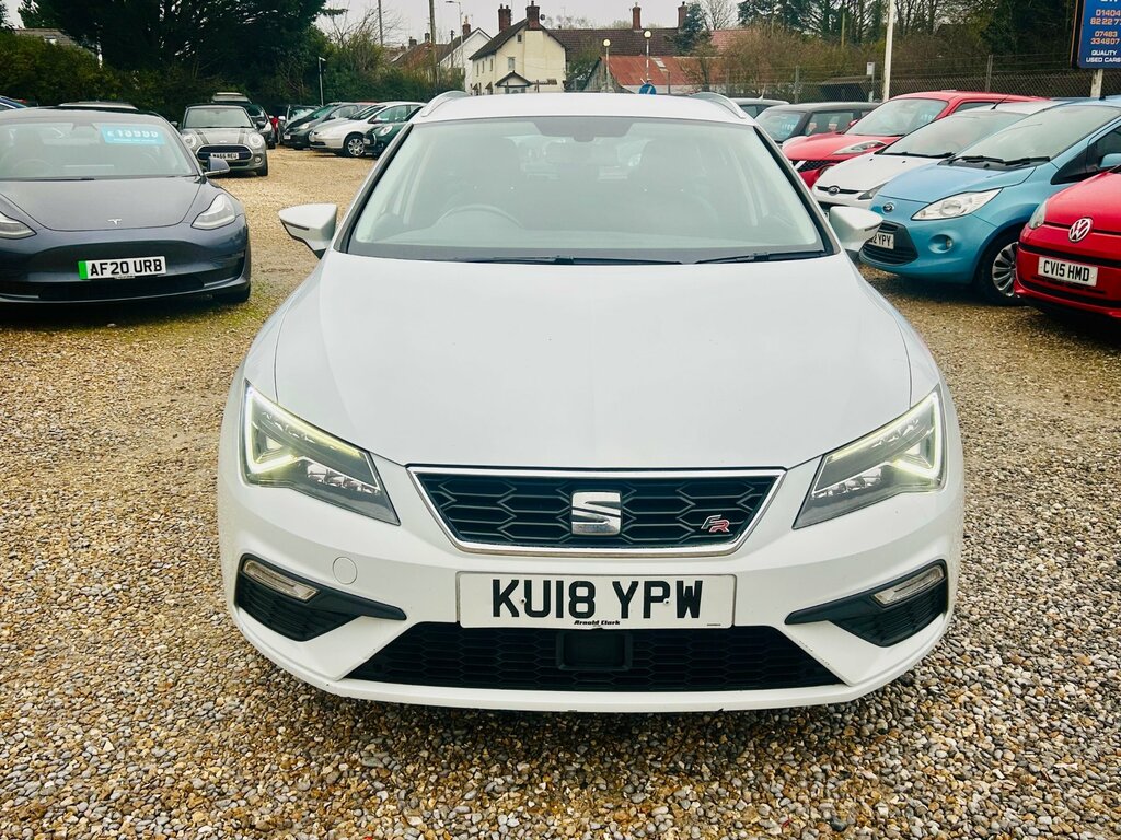 Seat Leon 1.4 Tsi Fr Technology St Euro 6 KU18YPW White #4