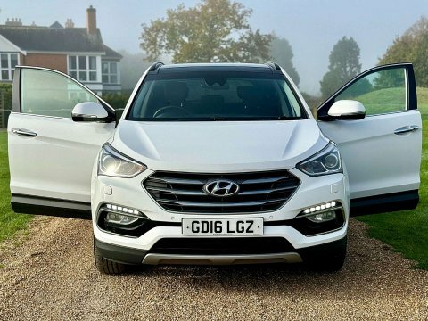 Hyundai Santa Fe 2.2 Crdi Blue GD16LGZ White #2