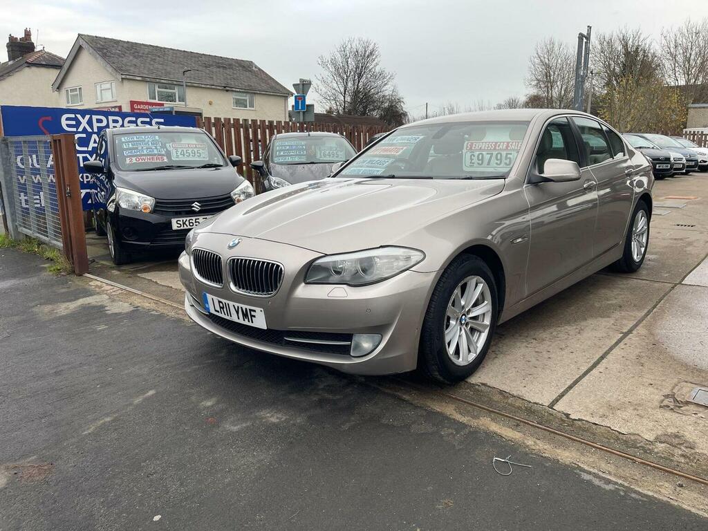 BMW 5 Series Saloon 3.0 535I Se Steptronic Euro 5 201111 Silver #4