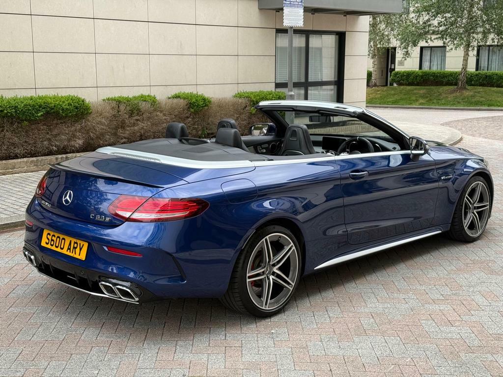 Mercedes-Benz C Class 4.0 C63 V8 Biturbo Amg S Cabriolet Spds Mct Euro 6 Blue #4