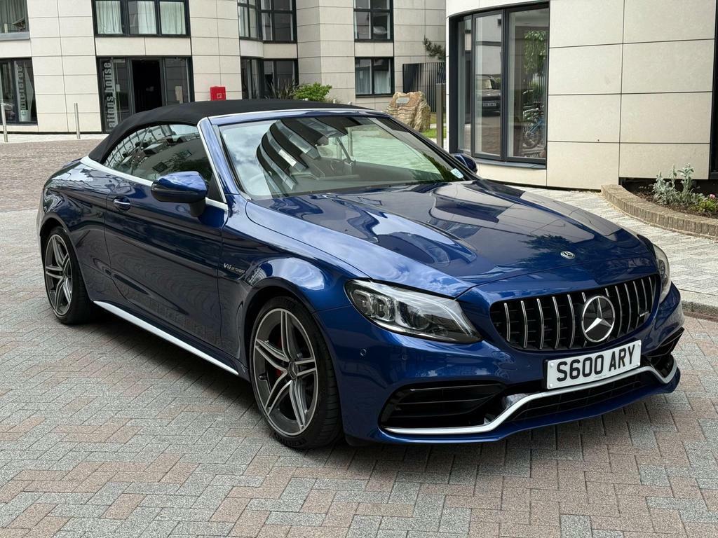 Mercedes-Benz C Class 4.0 C63 V8 Biturbo Amg S Cabriolet Spds Mct Euro 6 Blue #2