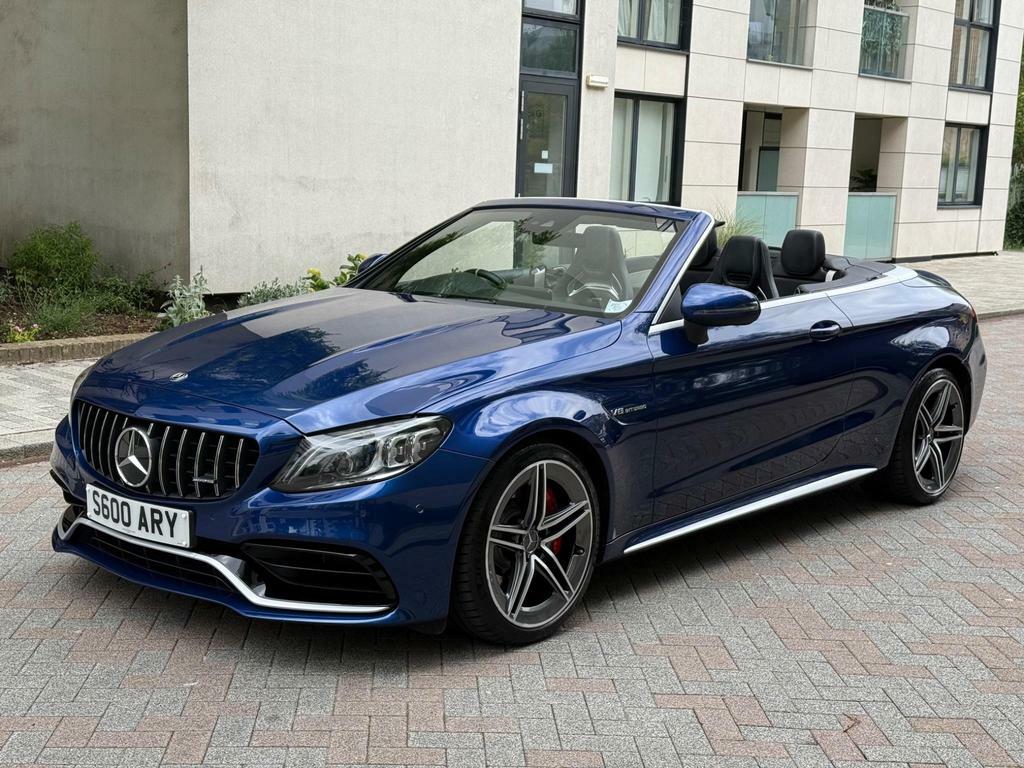 Mercedes-Benz C Class 4.0 C63 V8 Biturbo Amg S Cabriolet Spds Mct Euro 6 Blue #5