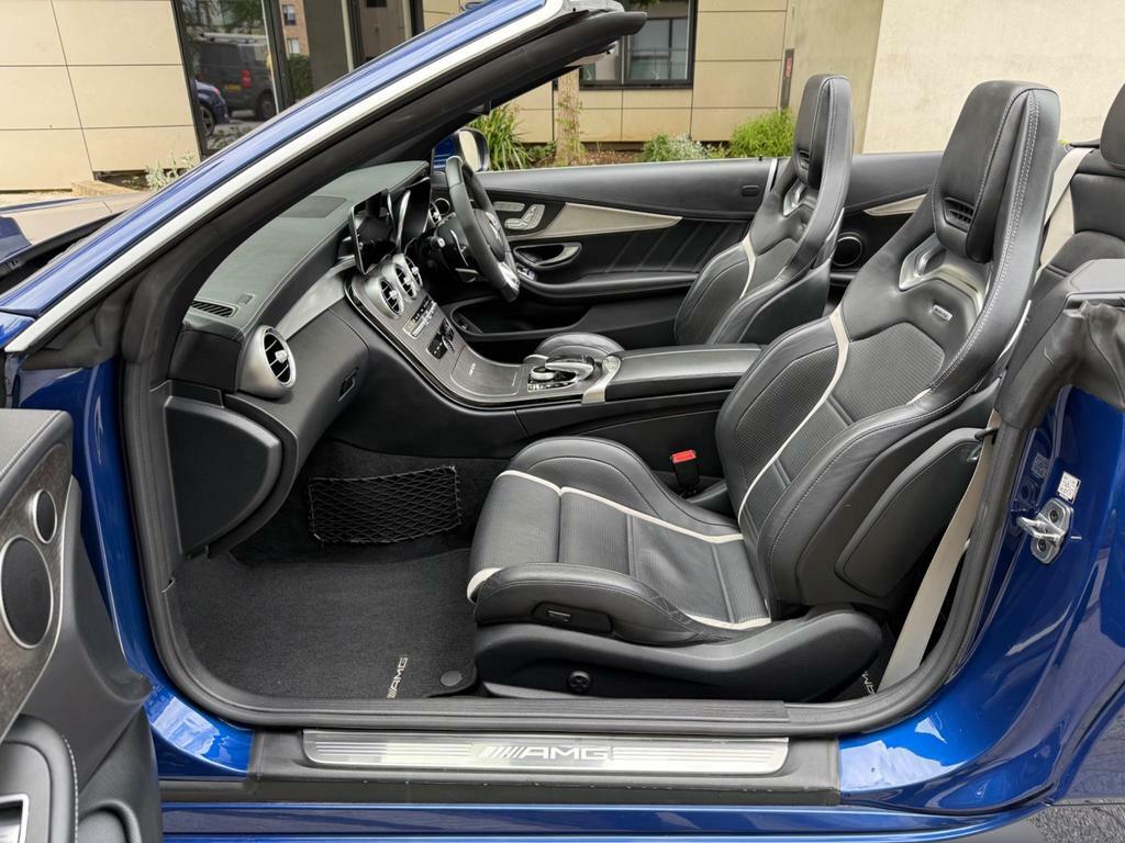 Mercedes-Benz C Class 4.0 C63 V8 Biturbo Amg S Cabriolet Spds Mct Euro 6 Blue #3