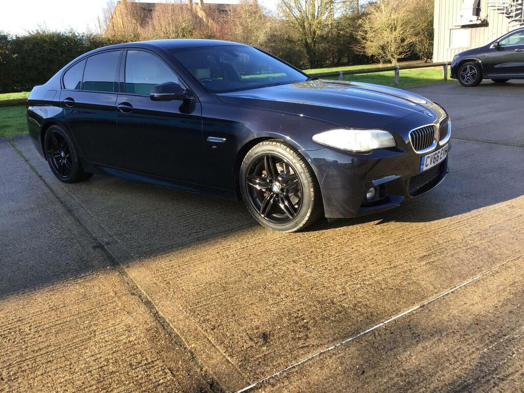 BMW 5 Series Saloon 2.0 520D M Sport Euro 6 Ss 201 CV66EVM Black #6