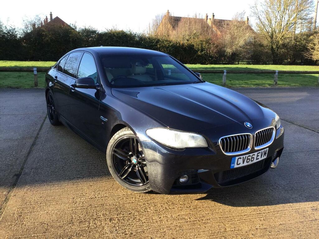 BMW 5 Series Saloon 2.0 520D M Sport Euro 6 Ss 201 Black
