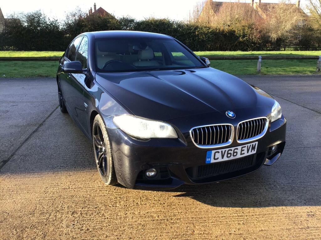 BMW 5 Series Saloon 2.0 520D M Sport Euro 6 Ss 201 CV66EVM Black #5