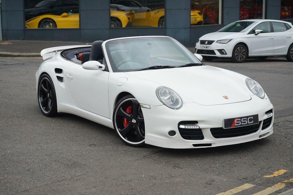 Porsche 911 3.6 997 Turbo Cabriolet Awd White #5