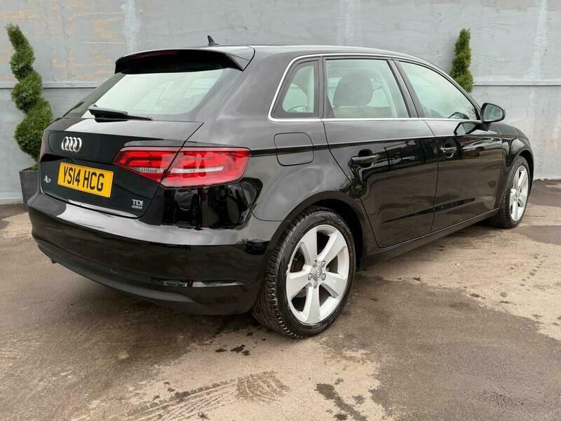 Audi A3 2.0 Tdi Sport Sportback S Tronic Quattro Euro 6 S YS14HCG Black #5