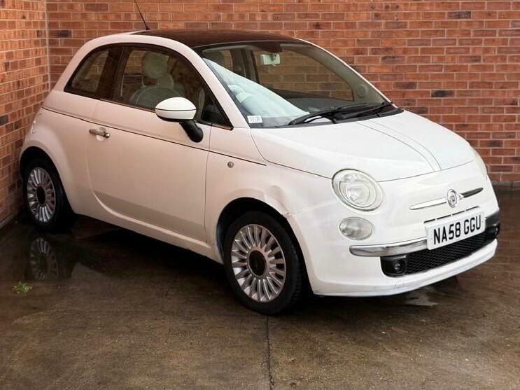 Fiat 500 1.2 Lounge Euro 4 White