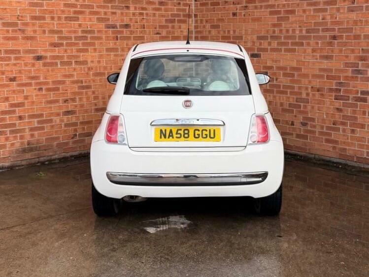 Fiat 500 1.2 Lounge Euro 4 NA58GGU White #5