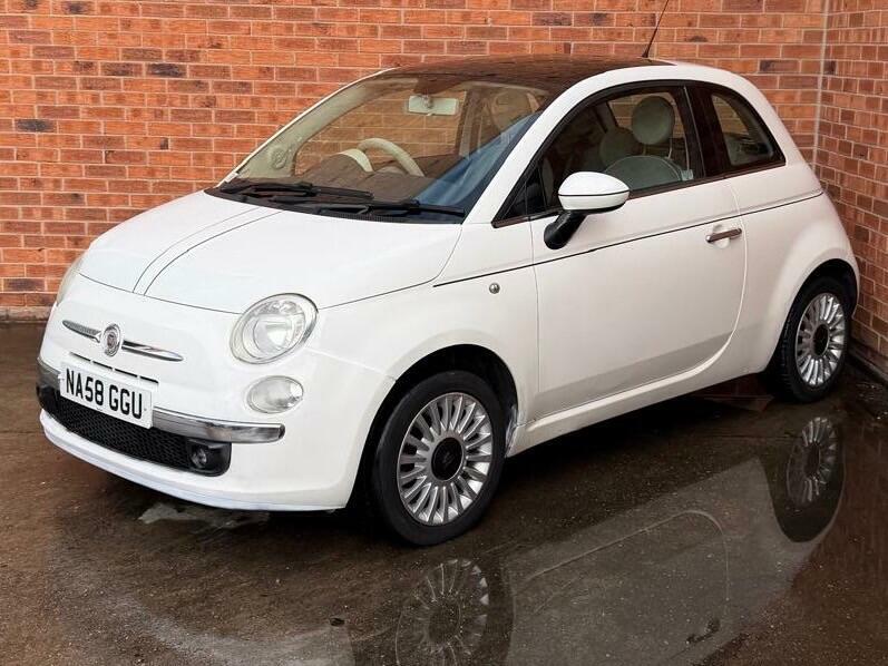 Fiat 500 1.2 Lounge Euro 4 NA58GGU White #3