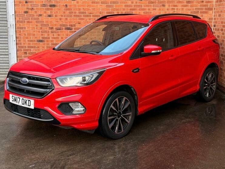 Ford Kuga 1.5 Tdci St-line Powershift Euro 6 Ss SM17OKD Red #3