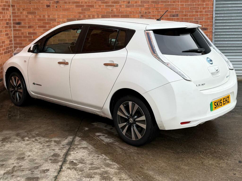 Nissan Leaf 24Kwh Tekna SK15EHZ White #4