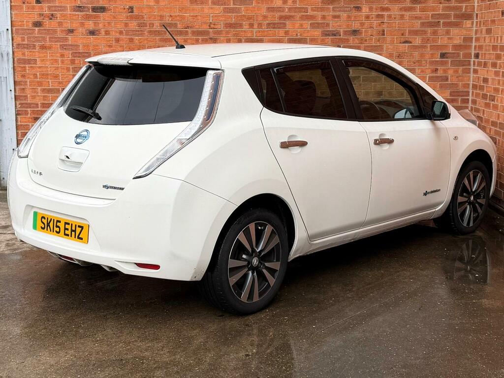 Nissan Leaf 24Kwh Tekna SK15EHZ White #6